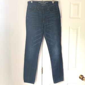American Eagle 6 extra long vintage hi rise jeans
